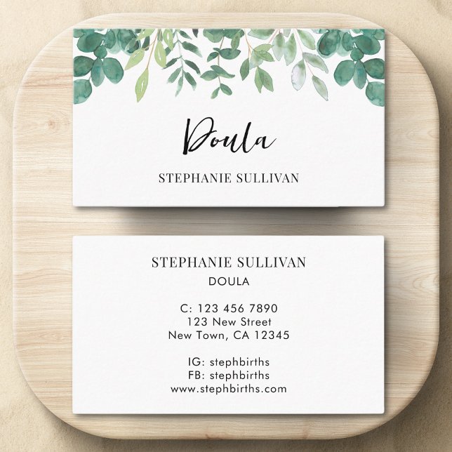Birth Coach Doula Business Card (Creator Uploaded)