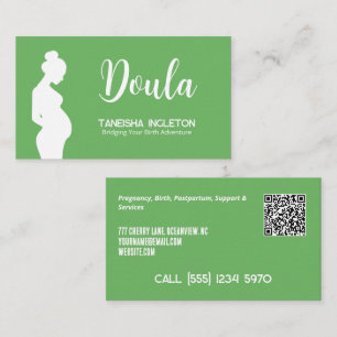 Birth Doula Custom QR Business Card