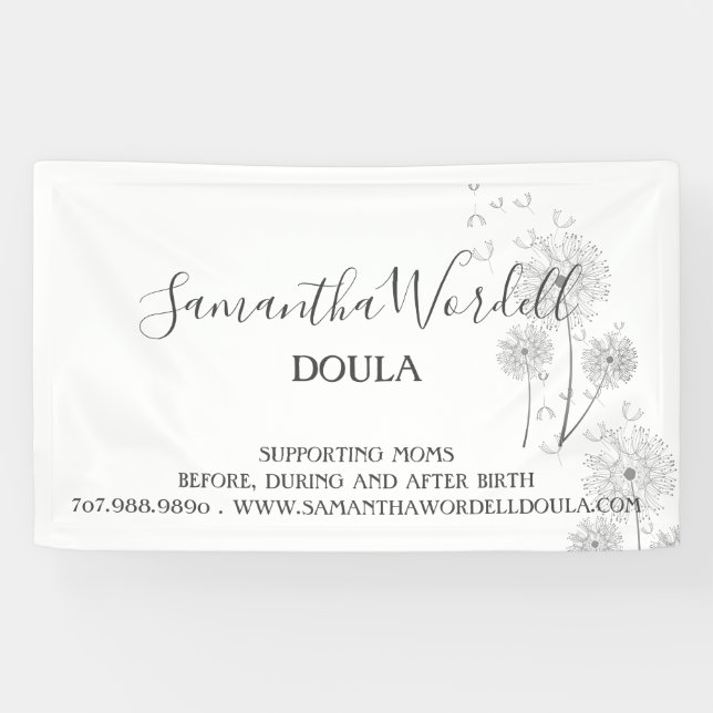 Birth Doula Midwife Childbirth Coach Promotional Banner (Horizontal)
