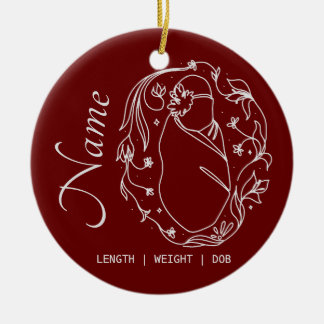 Birth Facts Custom Ornament