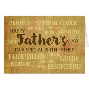 Birth Father Religious Father's Day Qualities