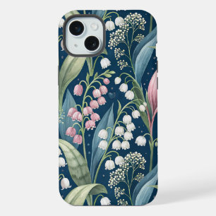 Birth Flower Botanical Design iPhone 15 Plus Case