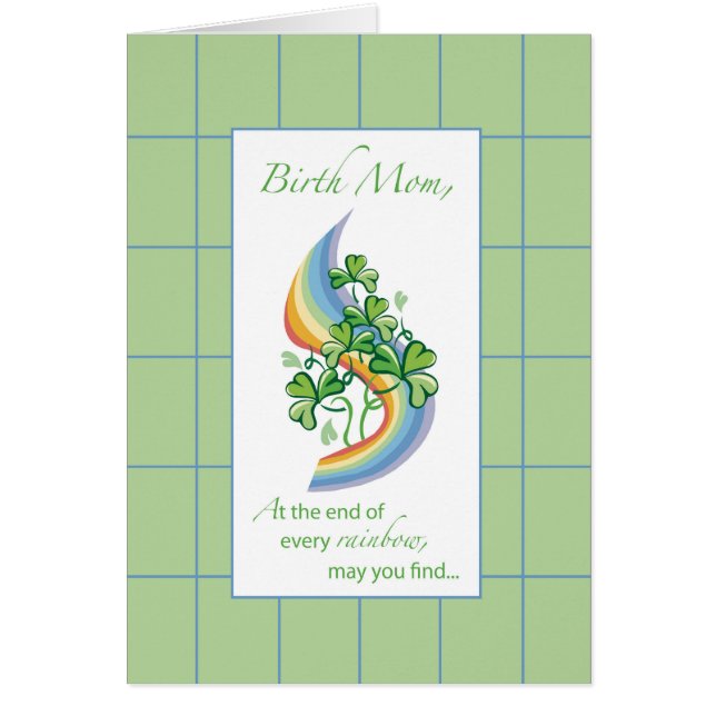 Birth Mom Religious St. Patrick ’ s Day Rainbow (Front)