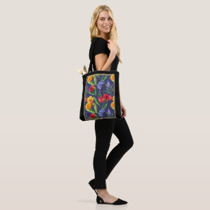 Birth Month Flower August Poppy Tote Bag