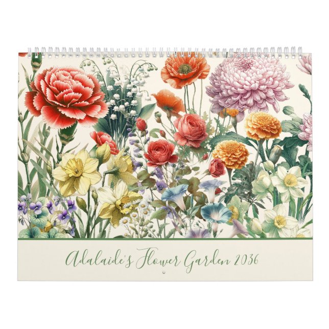 Birth Month Flower Calendar (Cover)