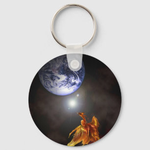 Birth of a Phoenix Key Ring
