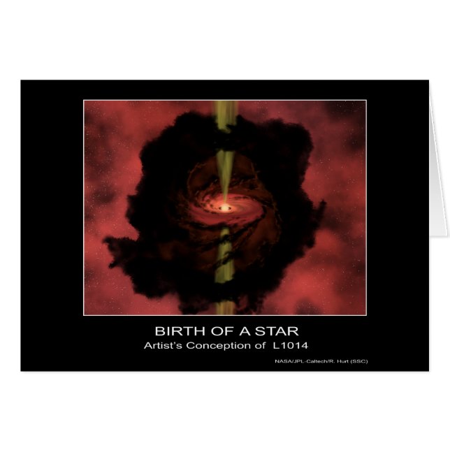 Birth of a Star – Artist’s conception of L1014 – 2 (Front Horizontal)