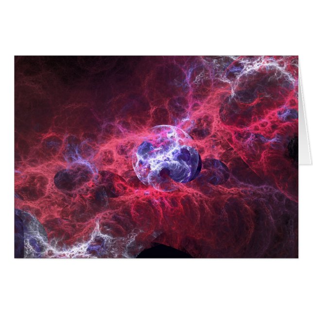 Birth of a Star Fractal Art (Front Horizontal)
