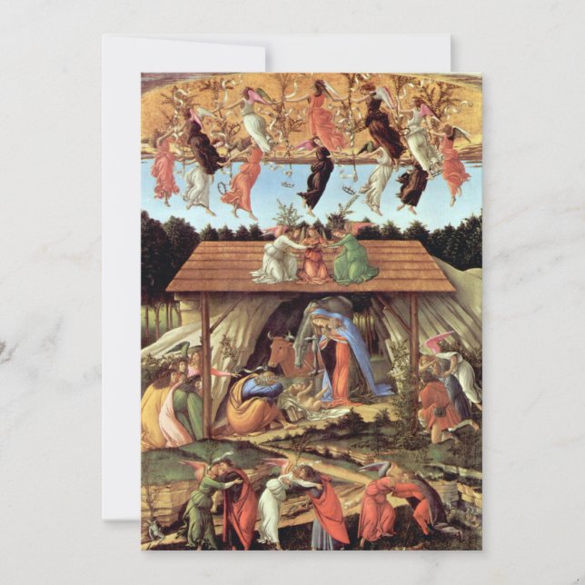 Birth of Christ, Mystical Nativity by Botticelli (Front)