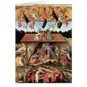Birth of Christ, Mystical Nativity by Botticelli