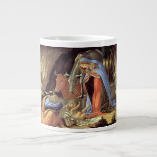 Birth of Christ, Mystical Nativity by Botticelli Large Coffee Mug