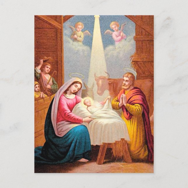 Birth of Christ Postcard (Front)