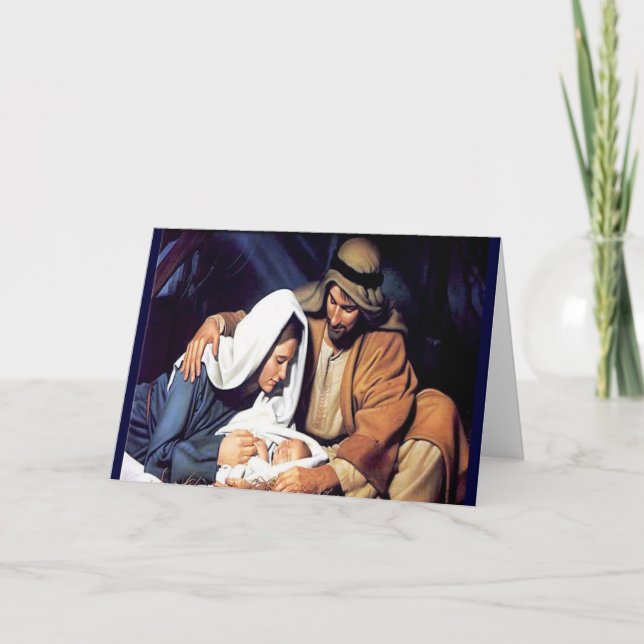 Birth of Jesus Christmas card (Front)