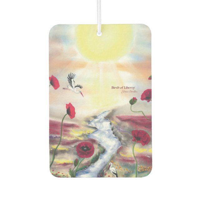 Birth of Liberty Car Air Freshener (Front)