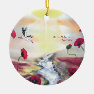 Birth of Liberty Ceramic Tree Decoration