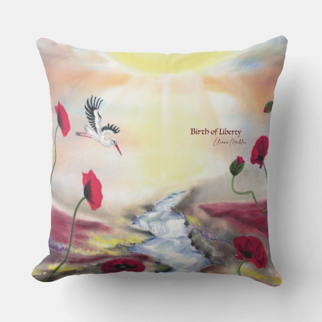 Birth of Liberty Cushion (Front)