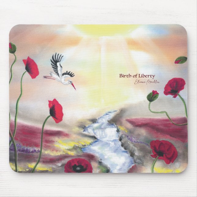 Birth of Liberty Mouse Pad (Front)