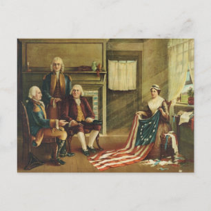 Birth of Our Nation's Flag by Thomas & Wylie Postcard