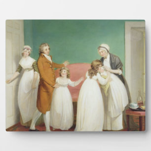 Birth of the Heir, c.1799 (oil on canvas) see also Plaque
