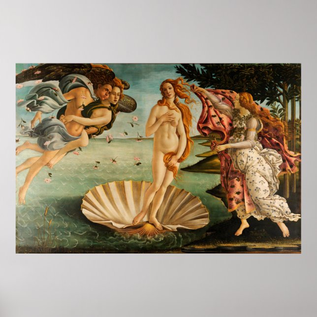 Birth Of Venus Botticelli Poster (Front)