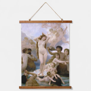 Birth of Venus by William-Adolphe Bouguereau Hanging Tapestry