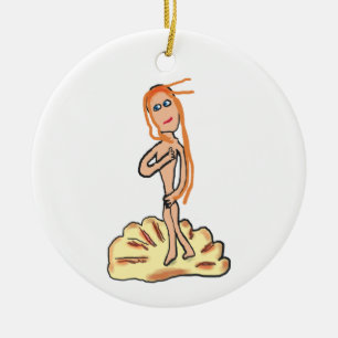 Birth of Venus Ceramic Tree Decoration