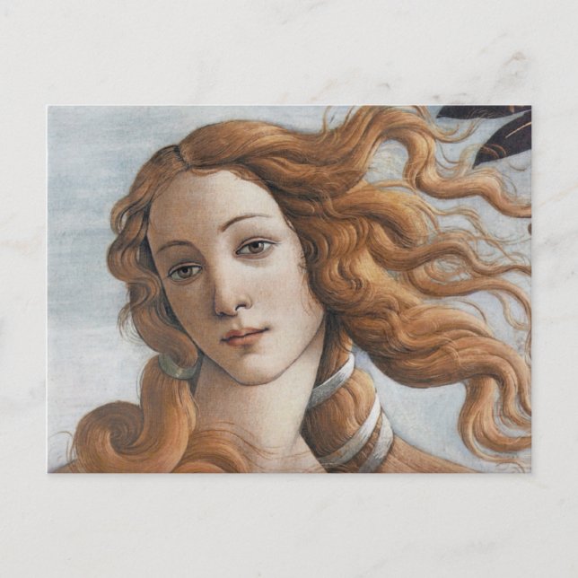 Birth of Venus close up head Postcard (Front)