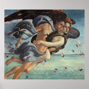 Birth of Venus, Detail - Mythological Couple Poster