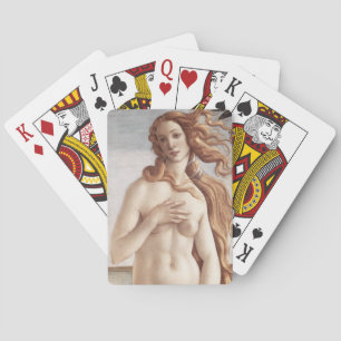 Birth of Venus in detail by Sandro Botticelli Playing Cards