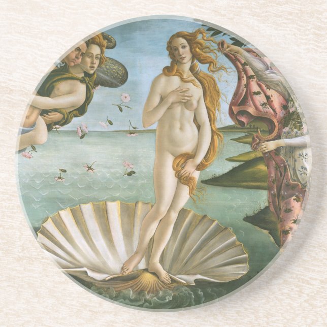 Birth of Venus Renaissance Fine Vintage Coaster (Front)