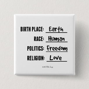 BIRTH PLACE EARTH BUTTON