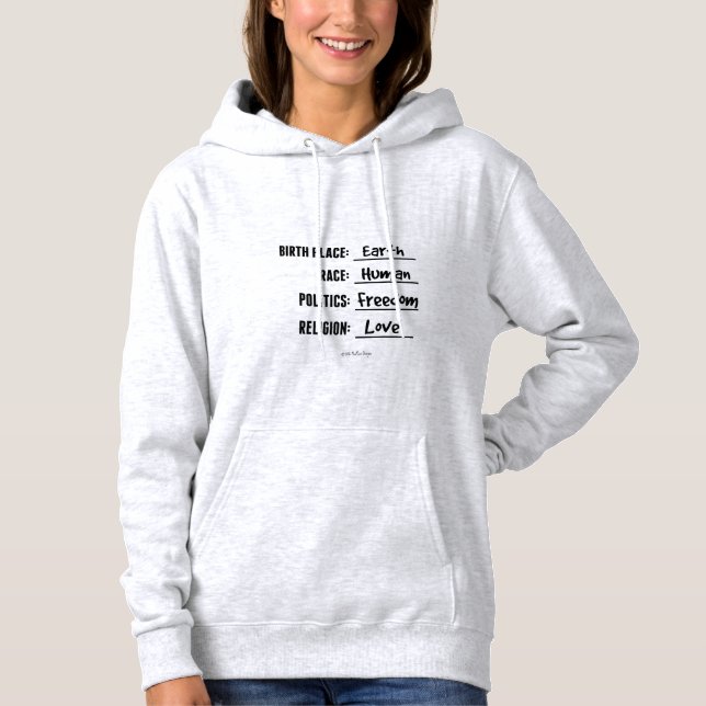 BIRTH PLACE EARTH HOODIE (Front)