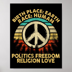 Birth Place Earth Race Human Politics Dom Religion Poster