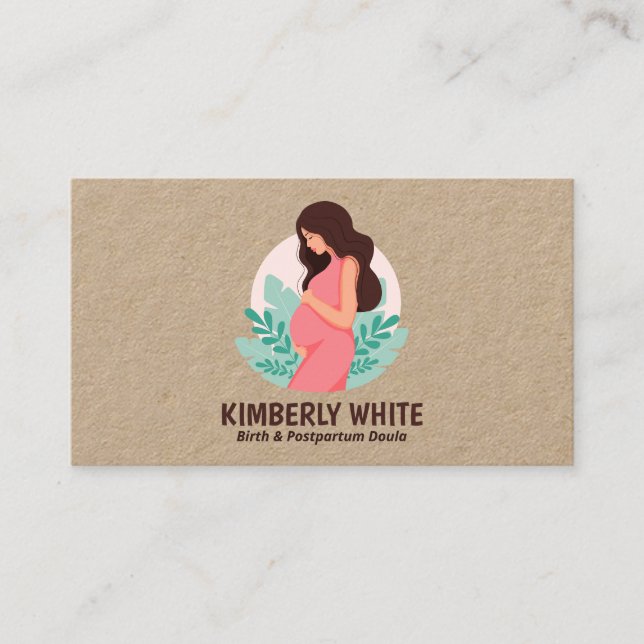 Birth & Postpartum Doula Business Card (Front)