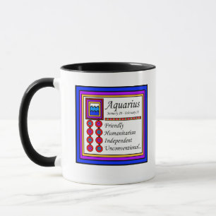 Birth Sign Aquarius Mug