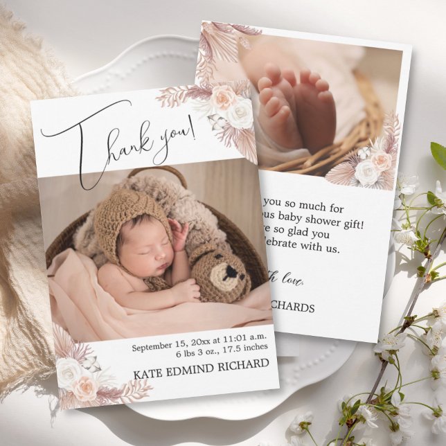 Birth Stats 2 Photo Overlay Script Newborn Baby Announcement (Creator Uploaded)