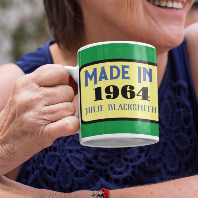 Birth year 1964 60th birthday sixty years old coffee mug (Creator Uploaded)