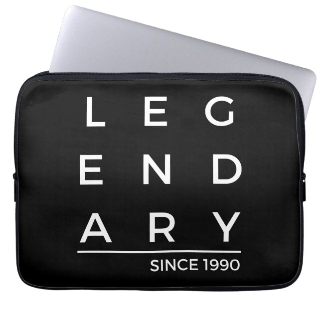 Birth Year Legendary Since 1990 Laptop Sleeve (Front)
