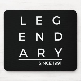Birth Year Legendary Since 1991 Mouse Pad
