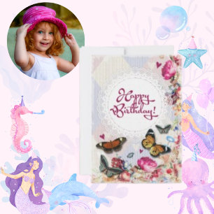 Birthdate Flower Template Birthday Card