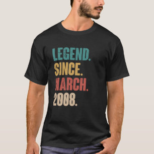 Birthday 15th Decoration March 15 Years Old Vintag T-Shirt