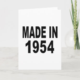 Birthday 1954 card