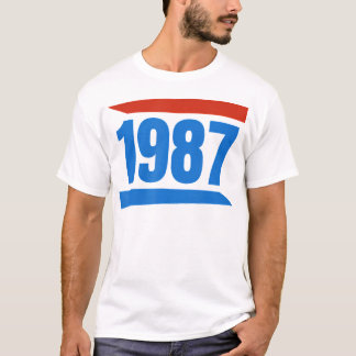 Birthday 1987 Vintage Tee Retro Style