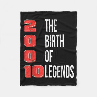 Birthday 2010 The Birth Of Legends Fleece Blanket