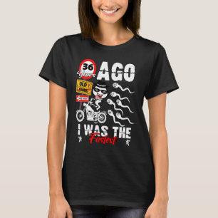 Birthday 36th years ago i was the fastest 36 years T-Shirt