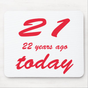 birthday 43 mouse pad