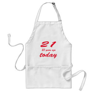 birthday 44 standard apron