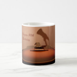 Birthday 50th Guitar Coffee Mug
