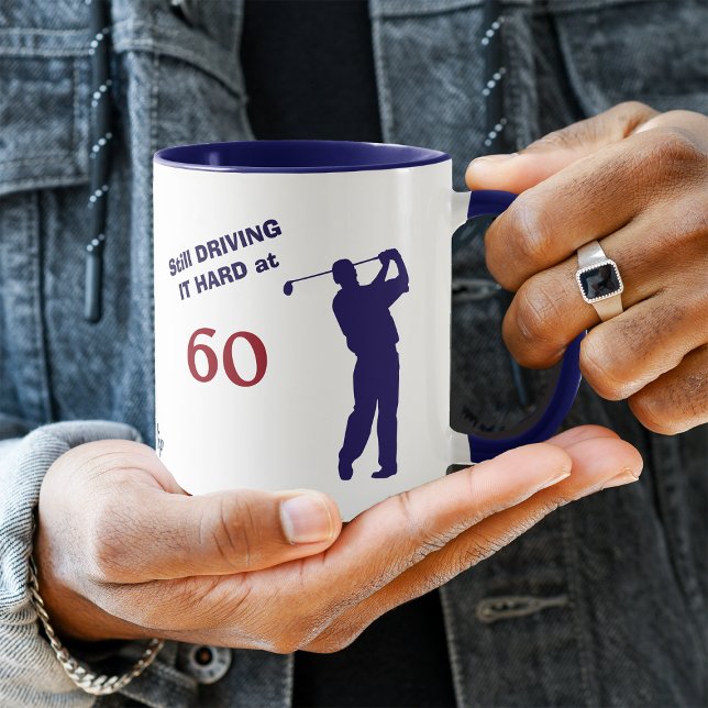 Birthday 60 Golfer Mug (Creator Uploaded)
