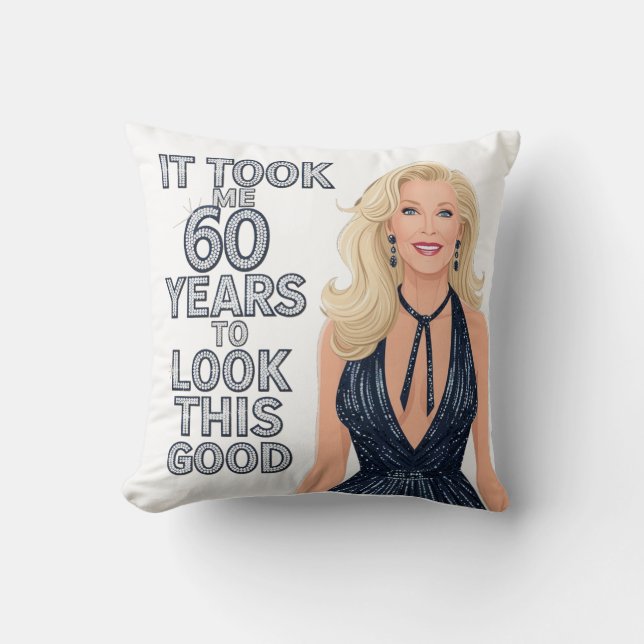 Birthday 60th mom  cushion (Front)